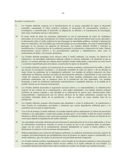 La sostenibilidad del desarrollo a 20 años de la cumbre para la tierra: avances, brechas y lineamientos estratégicos para América Latina y el Caribe