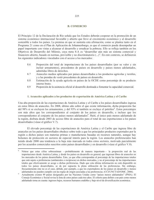 La sostenibilidad del desarrollo a 20 años de la cumbre para la tierra: avances, brechas y lineamientos estratégicos para América Latina y el Caribe