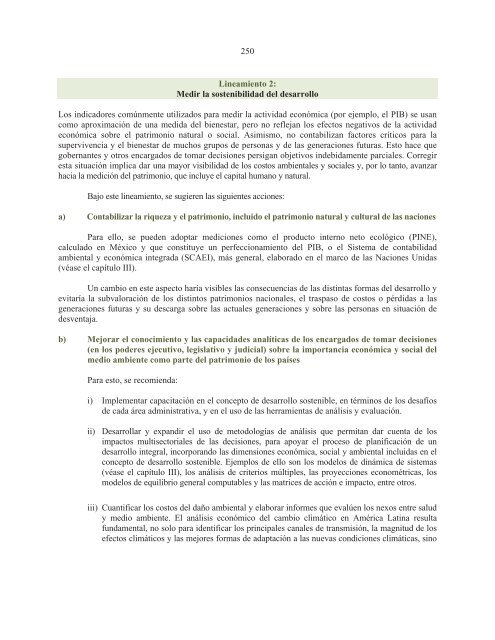 La sostenibilidad del desarrollo a 20 años de la cumbre para la tierra: avances, brechas y lineamientos estratégicos para América Latina y el Caribe