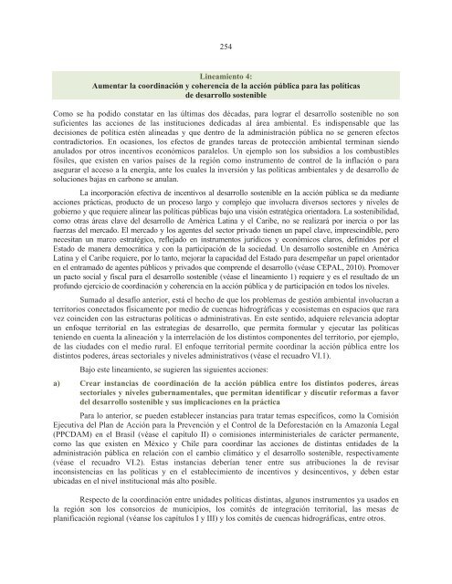 La sostenibilidad del desarrollo a 20 años de la cumbre para la tierra: avances, brechas y lineamientos estratégicos para América Latina y el Caribe