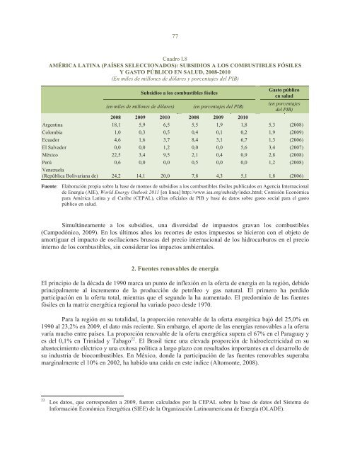 La sostenibilidad del desarrollo a 20 años de la cumbre para la tierra: avances, brechas y lineamientos estratégicos para América Latina y el Caribe