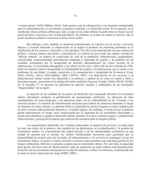 La sostenibilidad del desarrollo a 20 años de la cumbre para la tierra: avances, brechas y lineamientos estratégicos para América Latina y el Caribe