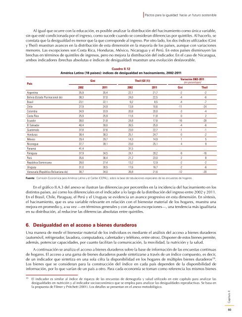 Pactos para la igualdad: Hacia un futuro sostenible