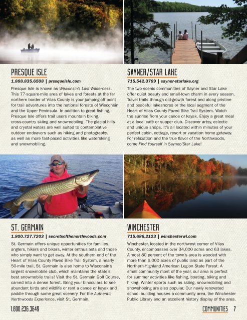 Vilas County Visitor Guide - 2016