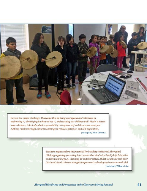 Aboriginal Worldviews and Perspectives in the Classroom