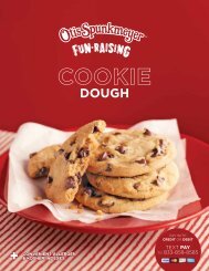 Otis Spunkmeyer Pre-Portioned Cookie Dough