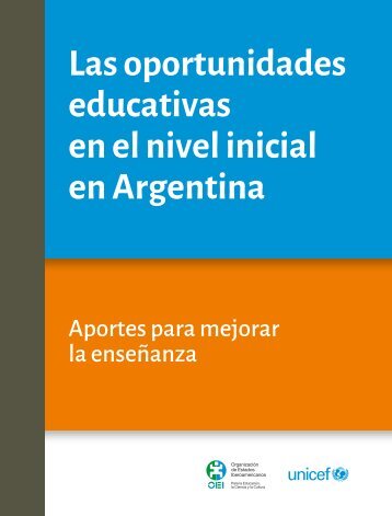 Las oportunidades educativas en el nivel inicial en Argentina