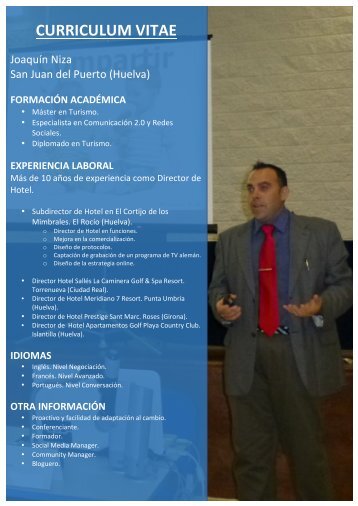 CV Joaquin Niza