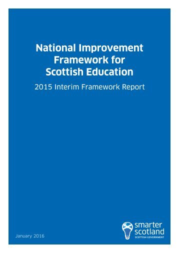 National Improvement Framework for Scottish Education