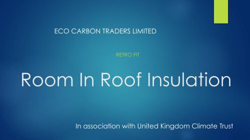 Room In Roof Insulation presentation