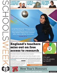 England’s teachers miss out on free access to research