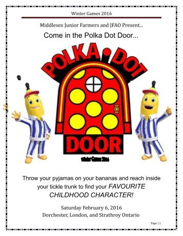 Come in the Polka Dot Door..