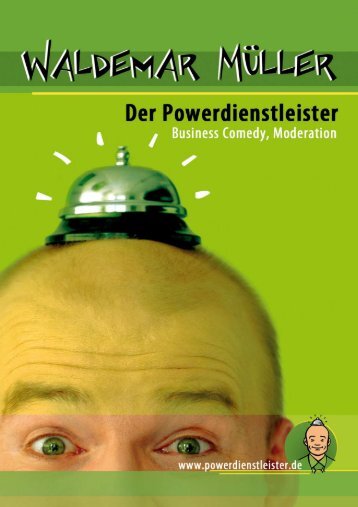 Service Comedian Waldemar Müller Infomappe - Service Insiders