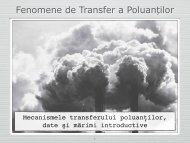 Curs Fenomene de Transfer a Poluanților