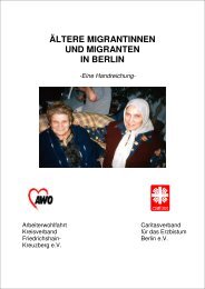 ÄLTERE MIGRANTINNEN UND MIGRANTEN IN BERLIN