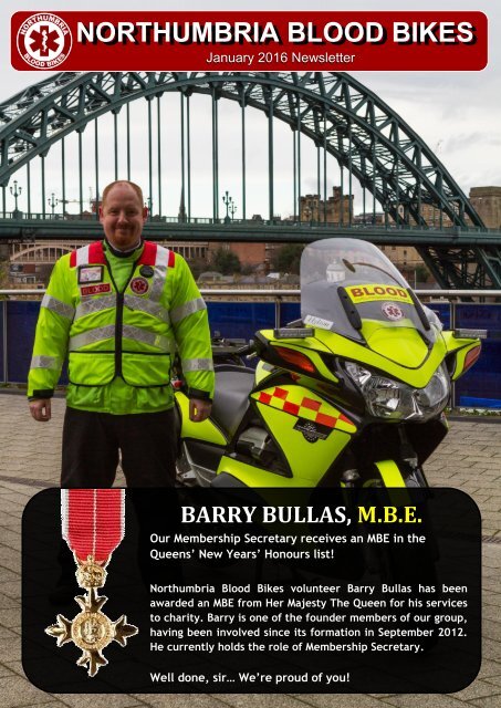 NORTHUMBRIA BLOOD BIKES