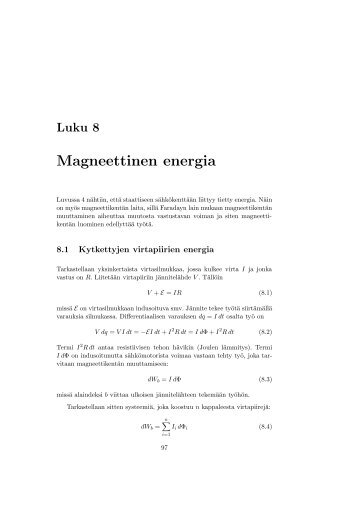 Magneettinen energia