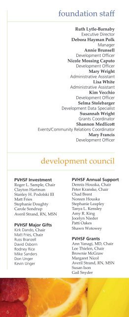 Annual Report 2010 - Poudre Valley Health System