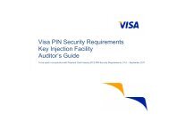 PCI PIN Security Requirements Auditor's Guide â€“ Key Injection - Visa