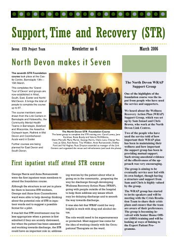 STR Newsletter No 6 - Recovery Devon