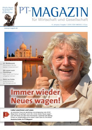 PT-Magazin 01_2016_Immer wieder Neues wagen