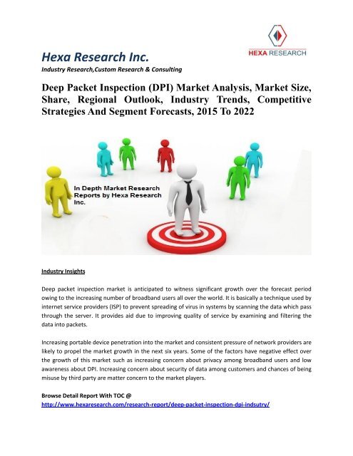 Deep Packet Inspection (DPI) Market Analysis, Market Size, Share, Regional Outlook, Industry Trends, Competitive Strategies And Segment Forecasts, 2015 To 2022