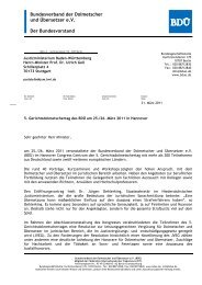 Schreiben an den Justizminister von Baden-Württemberg, Prof - VVU