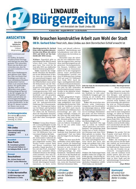 09.01.2016 Lindauer Bürgerzeitung
