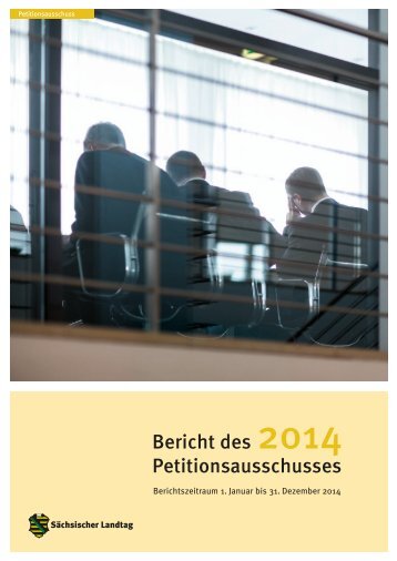 Jahresbericht-Petitionsausschuss 2014