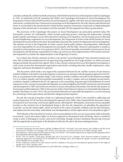 Inclusive social development: The next generation of policies for overcoming poverty and reducing inequality in Latin America and the Caribbean