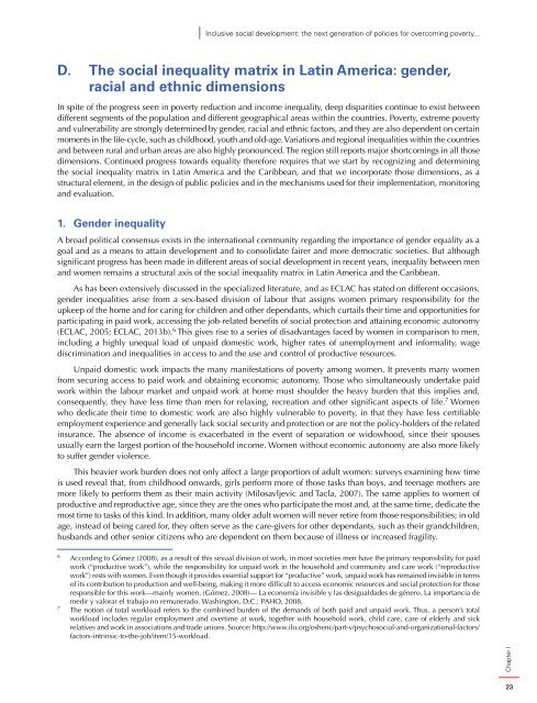 Inclusive social development: The next generation of policies for overcoming poverty and reducing inequality in Latin America and the Caribbean