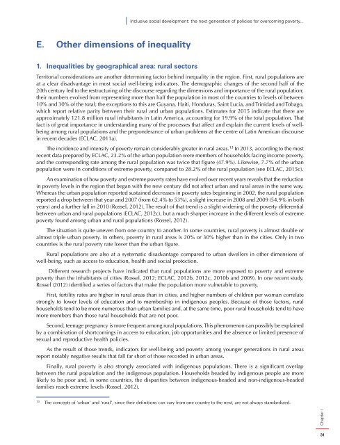 Inclusive social development: The next generation of policies for overcoming poverty and reducing inequality in Latin America and the Caribbean