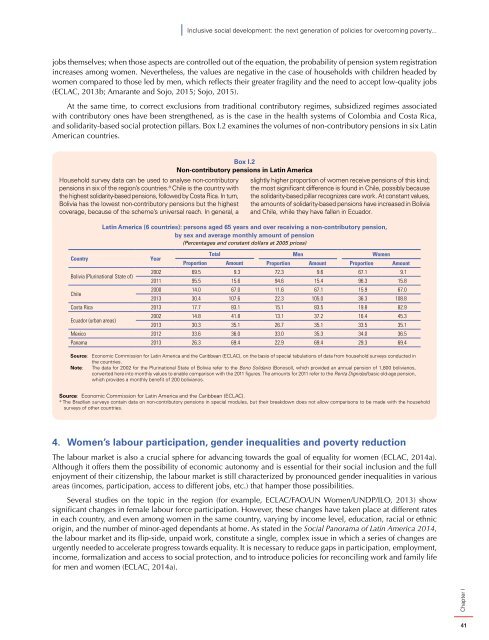 Inclusive social development: The next generation of policies for overcoming poverty and reducing inequality in Latin America and the Caribbean