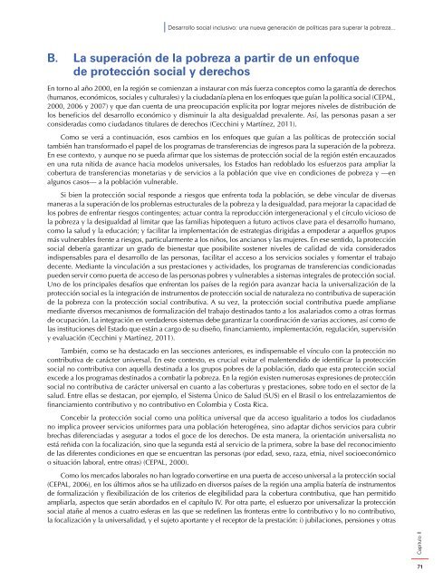 Desarrollo social inclusivo: una nueva generación de políticas para superar la pobreza y reducir la desigualdad en América Latina y el Caribe