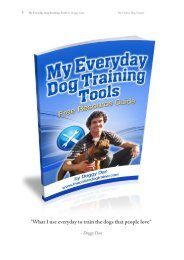 My Everyday Dog Training Tools