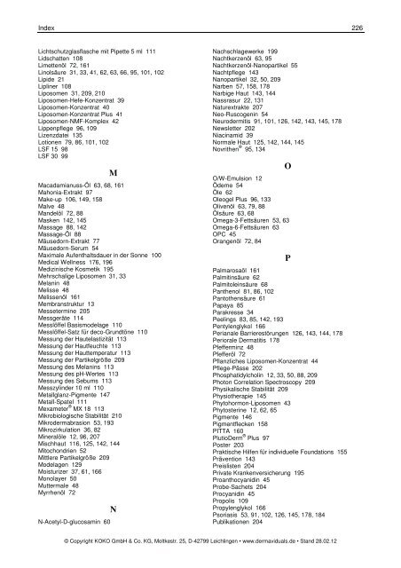 Index [www.dermaviduals.de]