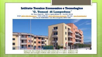 ITET "G. Tomasi di Lampedusa" POF 2015-2016