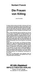 Norbert Franck Die Frauen von Killing - Impuls-Theater-Verlag