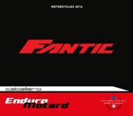 CATALOGO FANTIC | 2016 ITALIANO