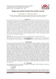 Design and Analysis of Solar Powered RC Aircraft