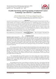 Feasible Interfacing and Programming of Industrial Control Technology Unit with PLC’s and Robots