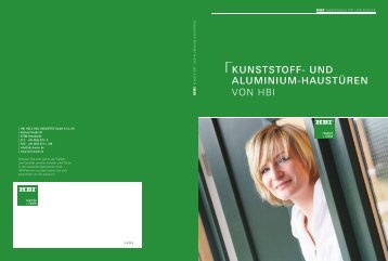 KUNSTSTOFF- UND ALUMINIUM-HAUSTüREN von HBi - Hometrade