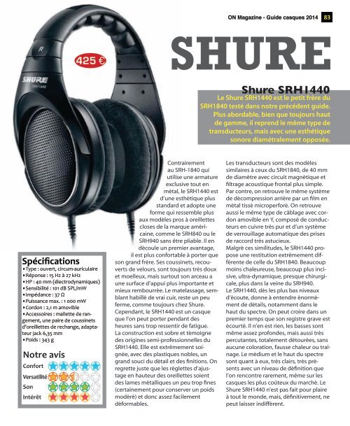 ON Magazine - Guide Casques 2014