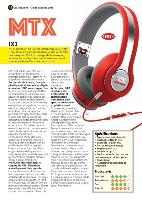 ON Magazine - Guide Casques 2015