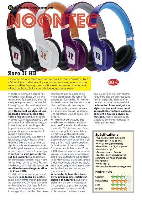 ON Magazine - Guide Casques 2015