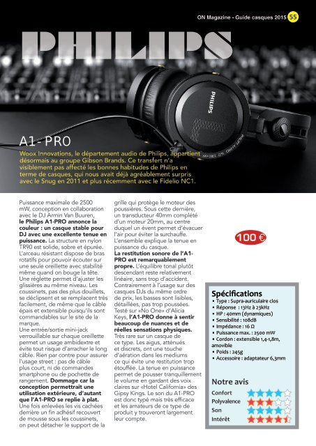 ON Magazine - Guide Casques 2015