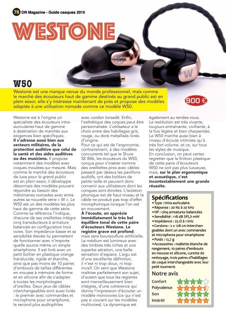 ON Magazine - Guide Casques 2015