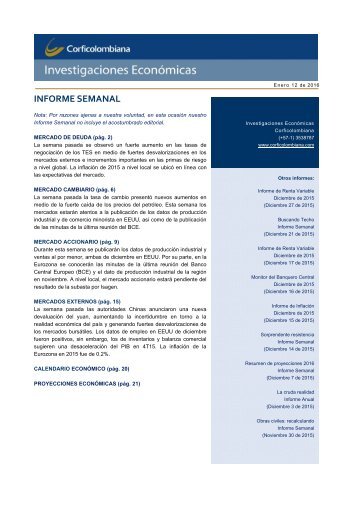 INFORME SEMANAL