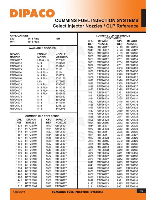 CUMMINS FUEL INJECTION SY