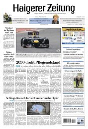 2030 droht Pflegenotstand - ePaper - Mittelhessen.de